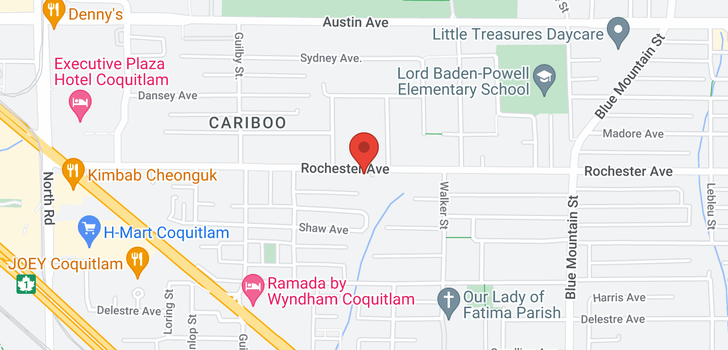 map of 728 ROCHESTER AVENUE